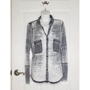 Alternative Button Down Flannel - Faded Gray